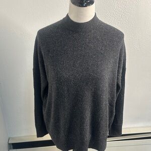 Boden 100% Cashmere Crewneck Charcoal Size Small Women’s Sweater